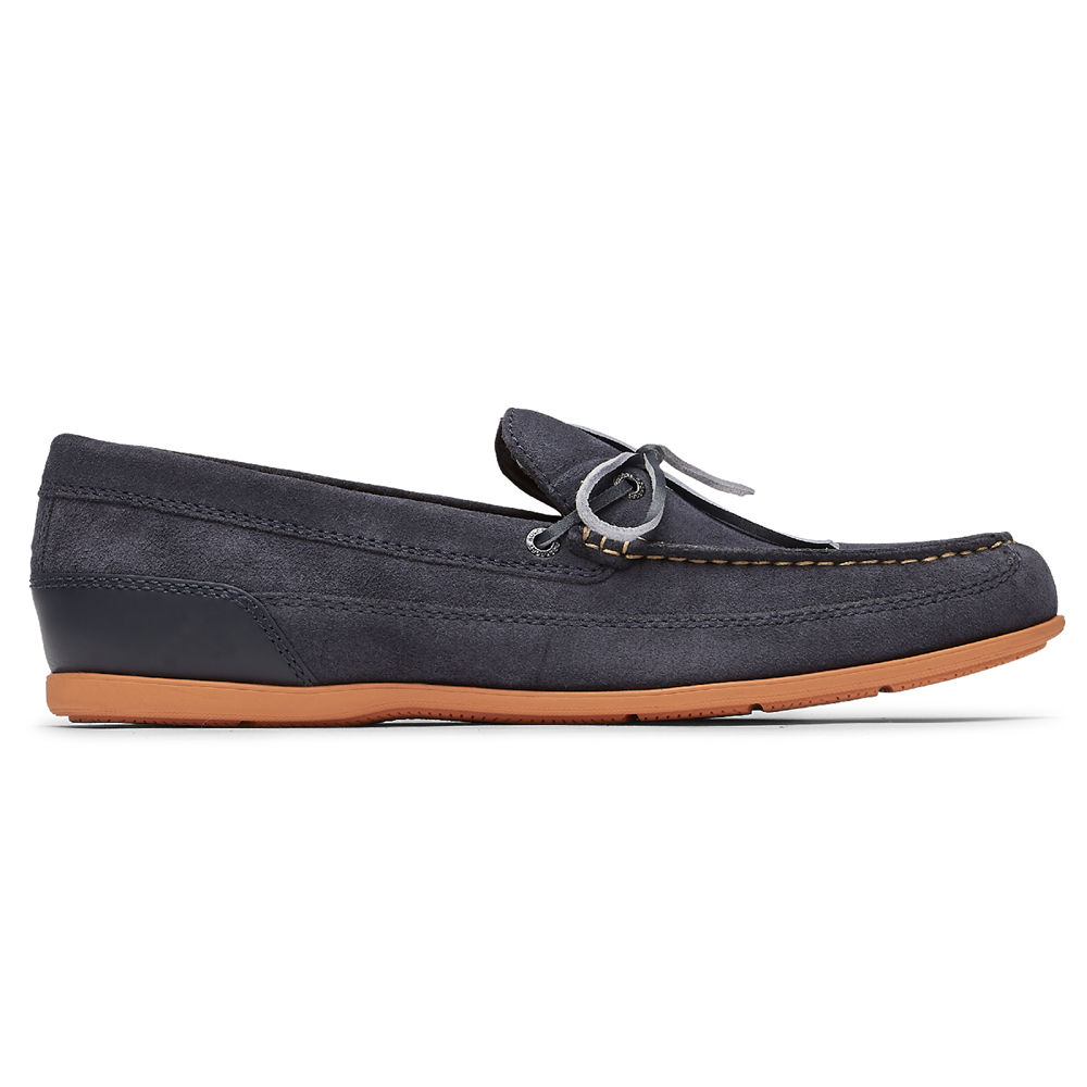 Mocasines Rockport Hombre Mexico - Malcom Tie Gay Marino - NZPIF3619